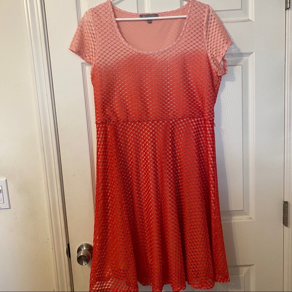 Flowy, beautiful pink ombré sundress